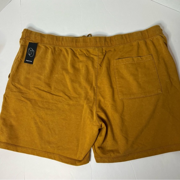 “Original Use” Men’s Knit Pull On Drawstring Shorts in Zinnea Gold.  NEW! - Picture 2 of 8